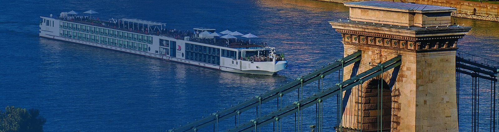 River cruise ship on the Danube in Budapest